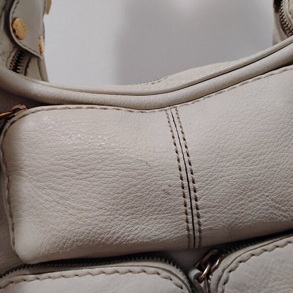 Tod's T-media Multi Pocket Cargo Shoulder bag in cream/off white - Picture 11 of 16